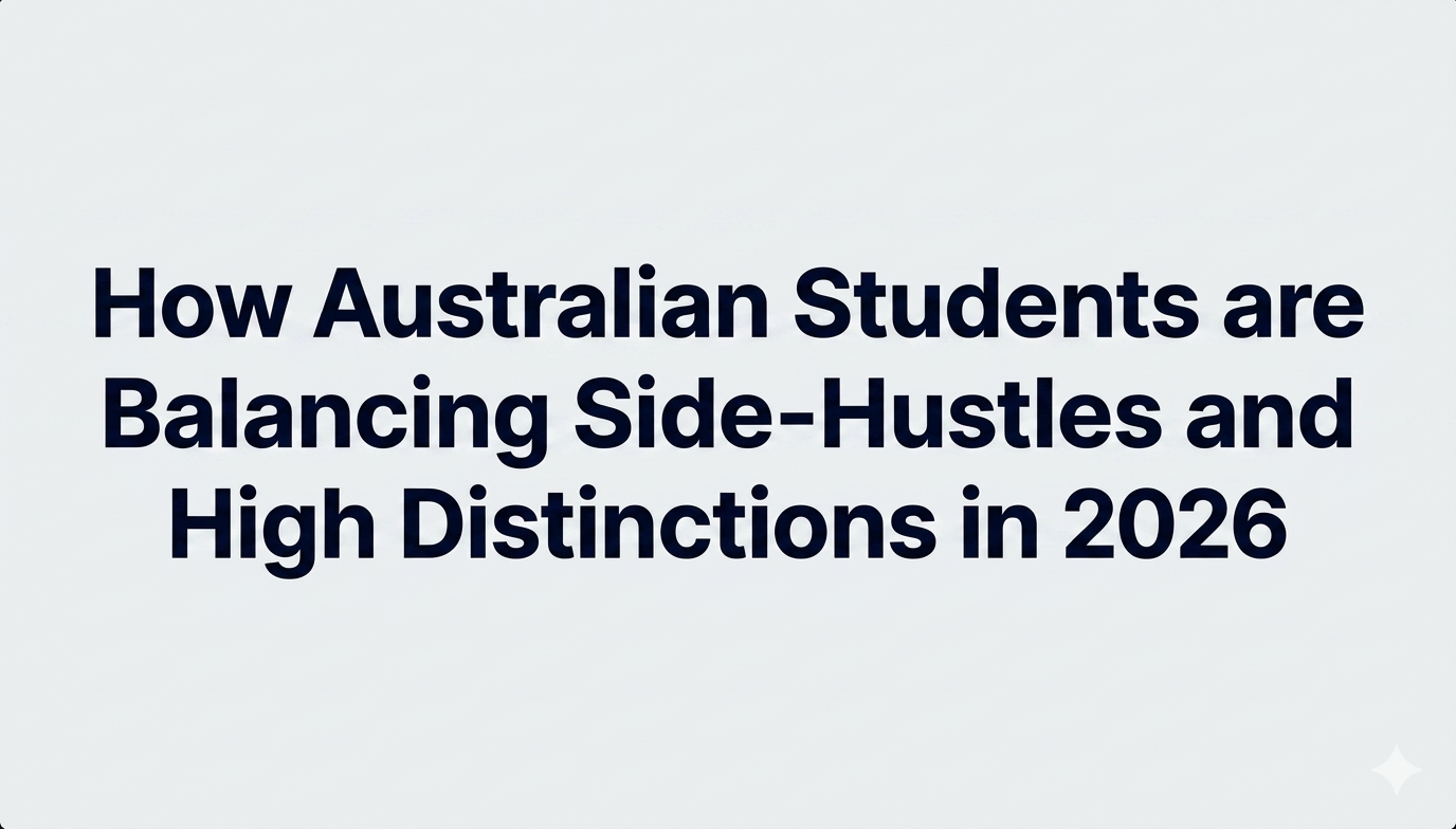 How Australian Students are Balancing Side-Hustles and High Distinctions in 2026